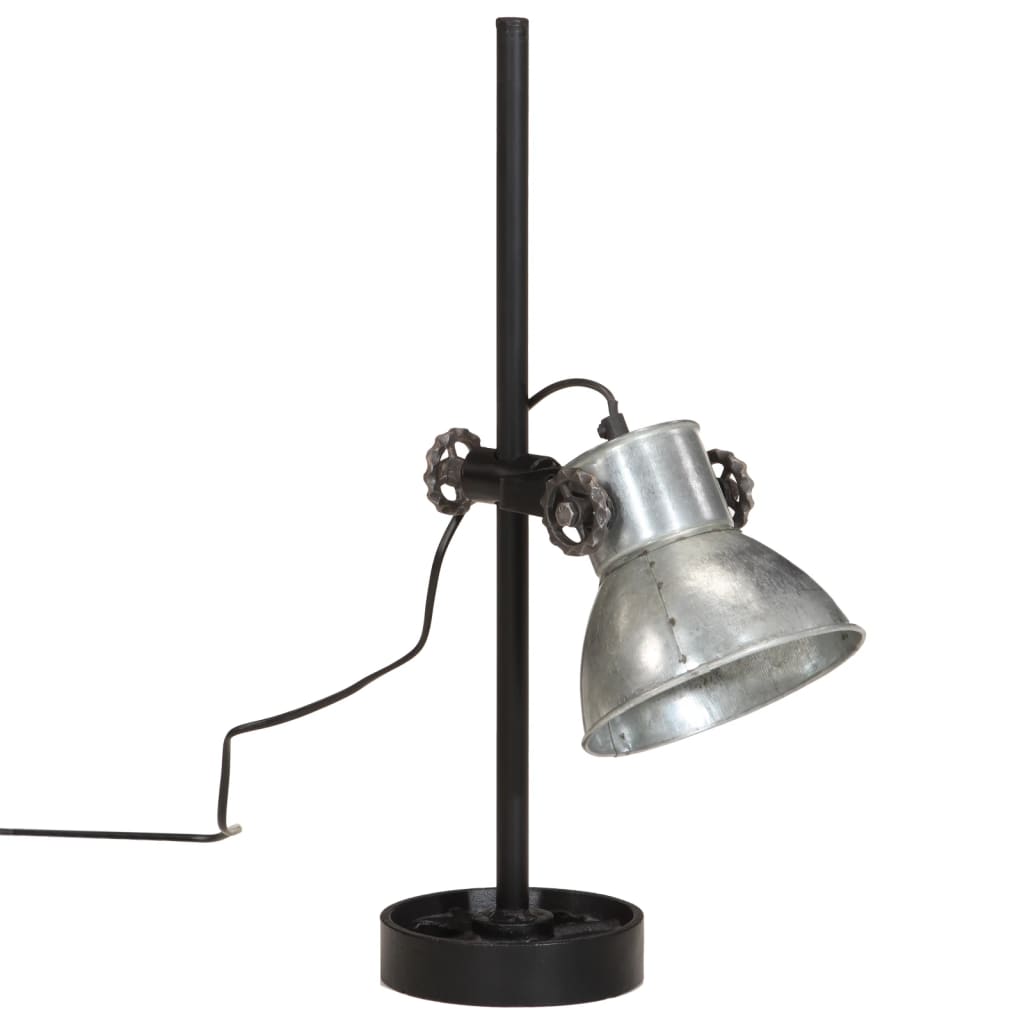Φωτιστικό Γραφείου 25 W Vintage Ασημί 15x15x55 εκ. Ε27 - Pakobazaar