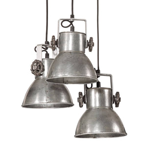Φωτιστικό Κρεμαστό 25 W Vintage Ασημί 30x30x100 εκ. Ε27 - Pakobazaar
