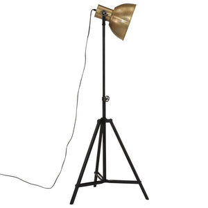 Φωτιστικό Δαπέδου 25 W Αντικέ Ορείχαλκος 61x61x90/150 εκ. Ε27