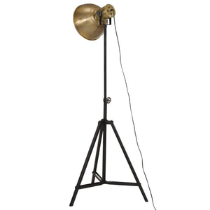 Φωτιστικό Δαπέδου 25 W Αντικέ Ορείχαλκος 61x61x90/150 εκ. Ε27