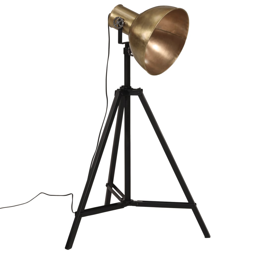 Φωτιστικό Δαπέδου 25 W Αντικέ Ορείχαλκος 61x61x90/150 εκ. Ε27