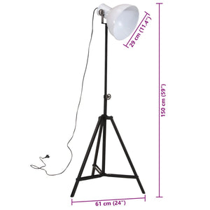 Φωτιστικό Δαπέδου 25 W Λευκό 61x61x90/150 εκ. Ε27