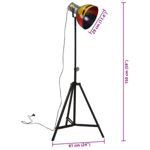 Φωτιστικό Δαπέδου 25 W Πολύχρωμο 61x61x90/150 εκ. Ε27