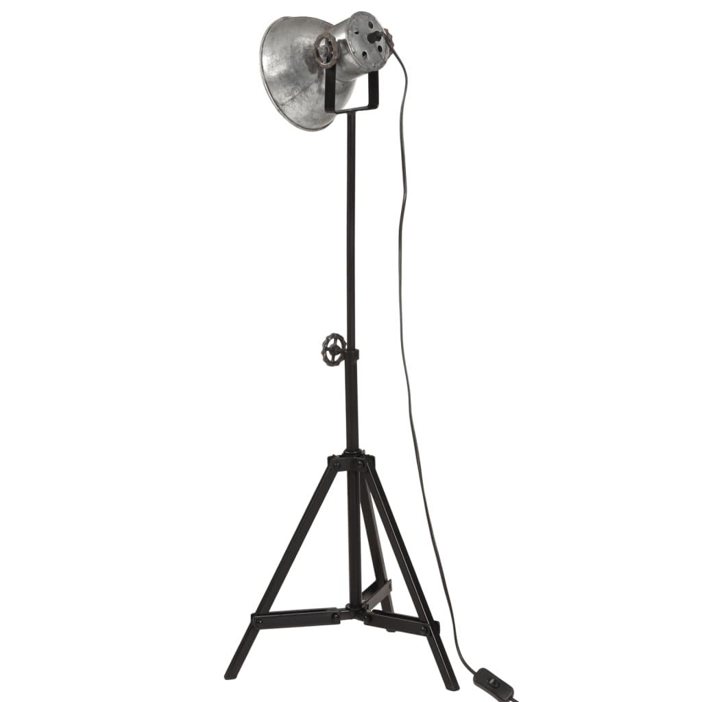 Φωτιστικό Δαπέδου 25 W Vintage Ασημί 15x15x55 εκ. Ε27 - Pakobazaar