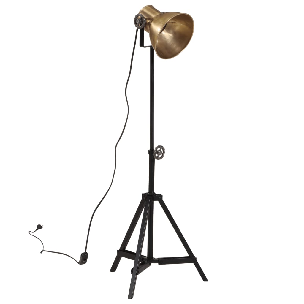 Φωτιστικό Δαπέδου 25 W Αντικέ Ορείχαλκος 35x35x65/95 εκ. Ε27 - Pakobazaar