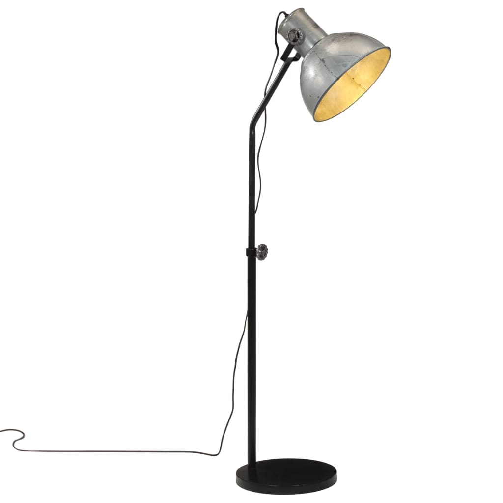 Φωτιστικό Δαπέδου 25 W Vintage Ασημί 30x30x90-150 εκ. Ε27 - Pakobazaar