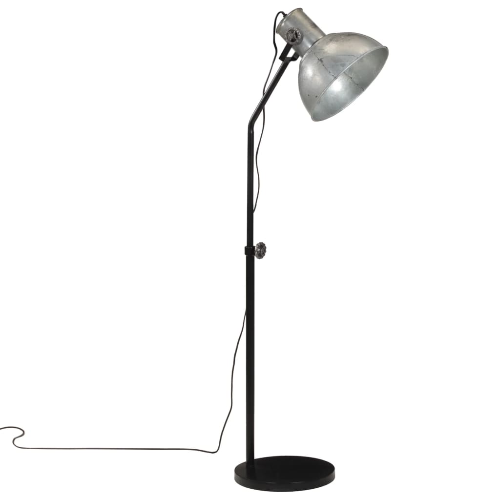 Φωτιστικό Δαπέδου 25 W Vintage Ασημί 30x30x90-150 εκ. Ε27 - Pakobazaar