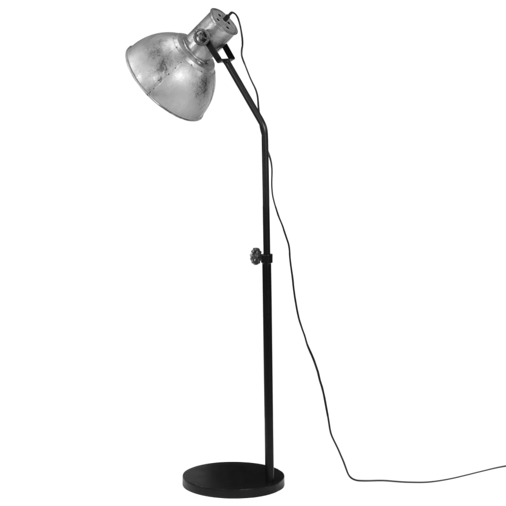 Φωτιστικό Δαπέδου 25 W Vintage Ασημί 30x30x90-150 εκ. Ε27 - Pakobazaar