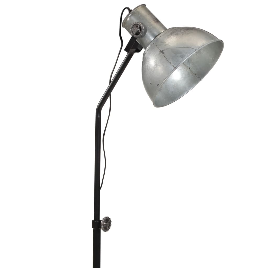 Φωτιστικό Δαπέδου 25 W Vintage Ασημί 30x30x90-150 εκ. Ε27 - Pakobazaar