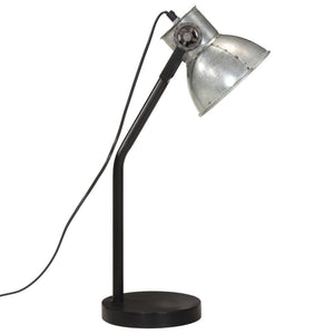Φωτιστικό Γραφείου 25 W Vintage Ασημί 17x17x60 εκ. Ε27