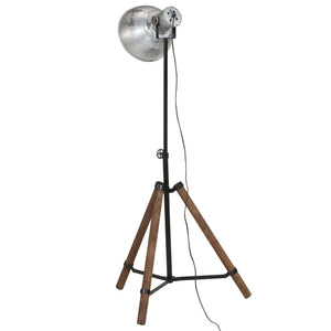 Φωτιστικό Δαπέδου 25 W Vintage Ασημί 75x75x90-150 εκ. Ε27 - Pakobazaar