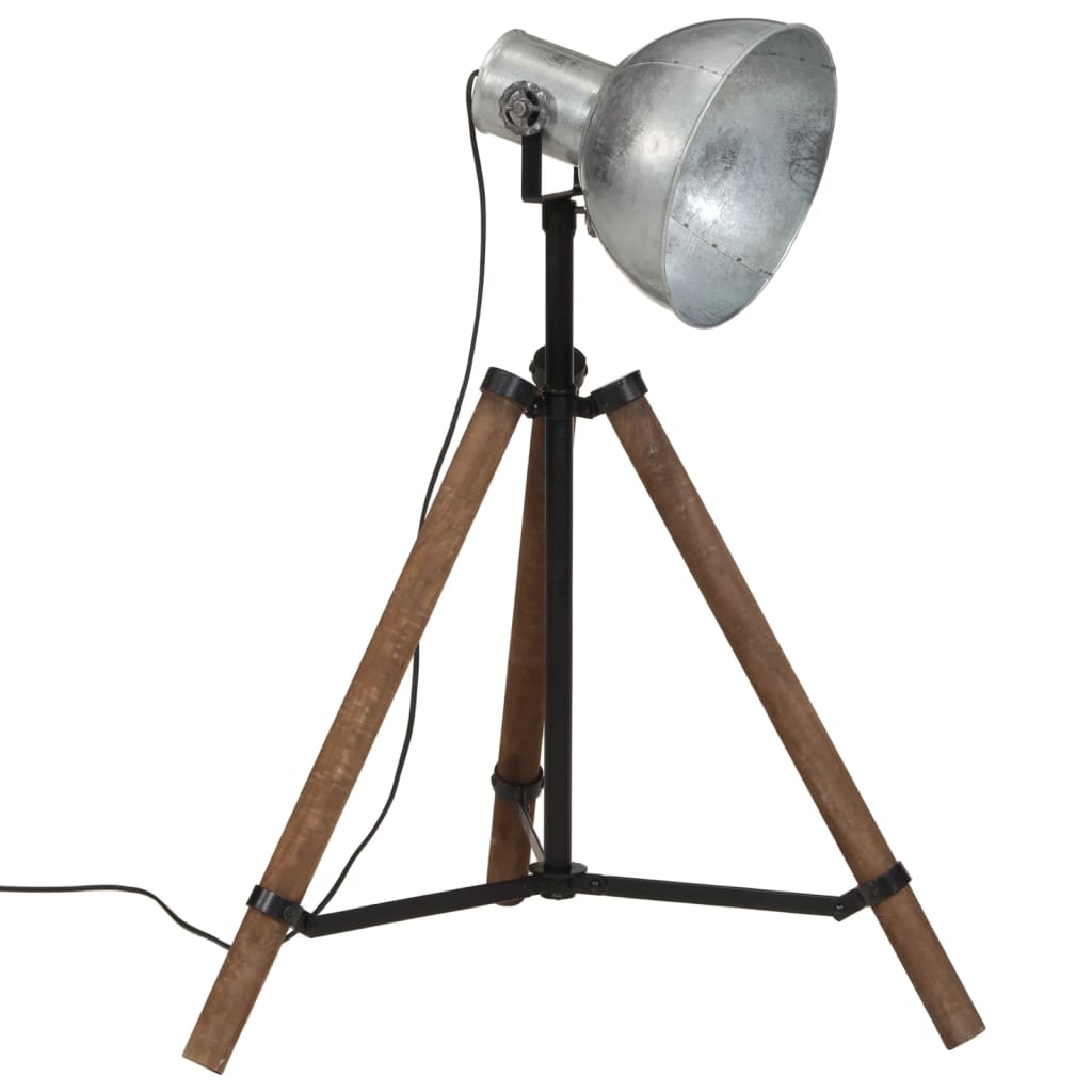 Φωτιστικό Δαπέδου 25 W Vintage Ασημί 75x75x90-150 εκ. Ε27 - Pakobazaar