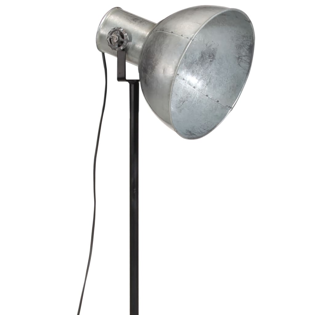 Φωτιστικό Δαπέδου 25 W Vintage Ασημί 75x75x90-150 εκ. Ε27 - Pakobazaar