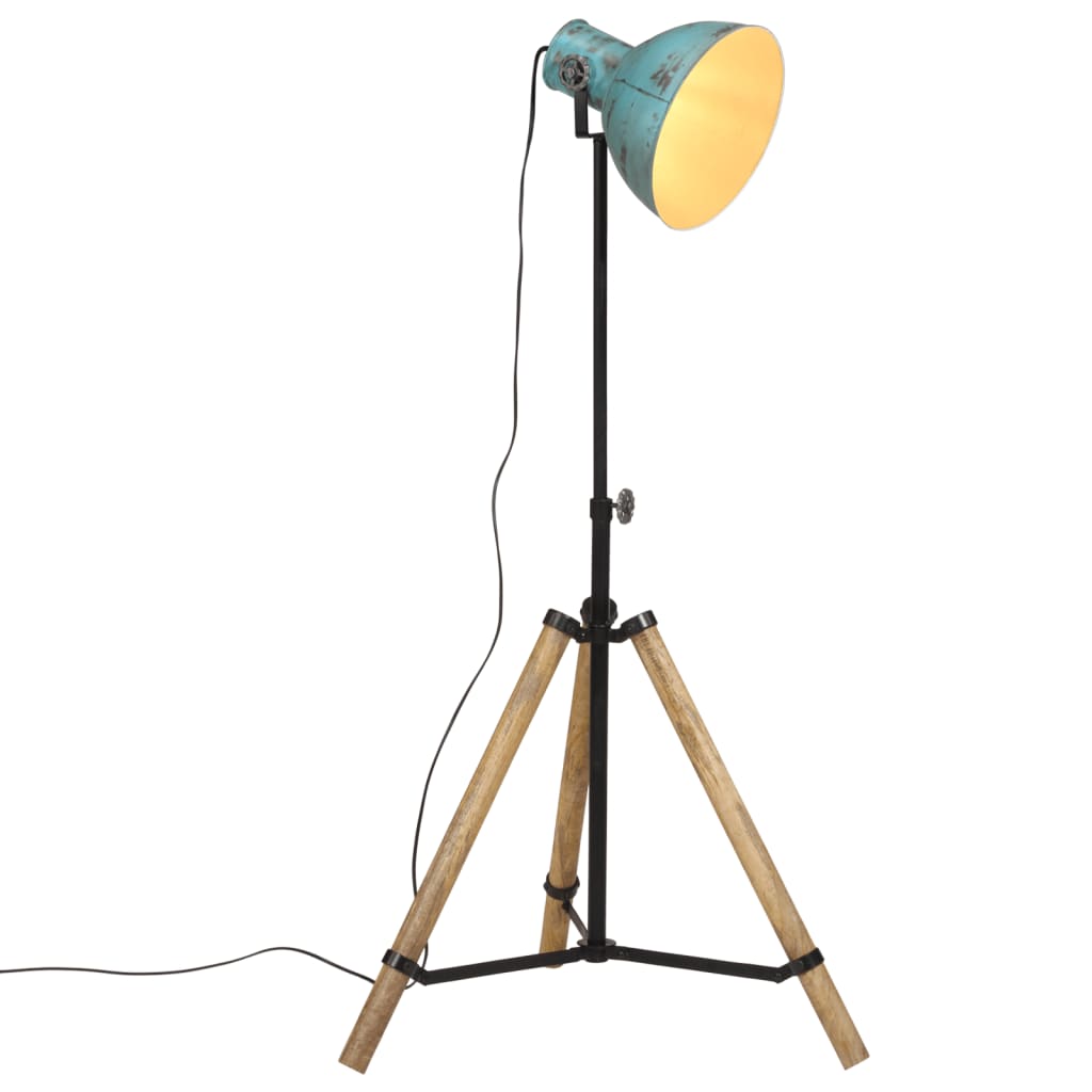 Φωτιστικό Δαπέδου 25 W Αντικέ Μπλε 75x75x90-150 εκ. Ε27