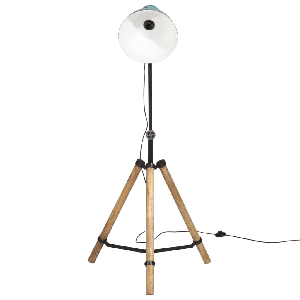 Φωτιστικό Δαπέδου 25 W Αντικέ Μπλε 75x75x90-150 εκ. Ε27