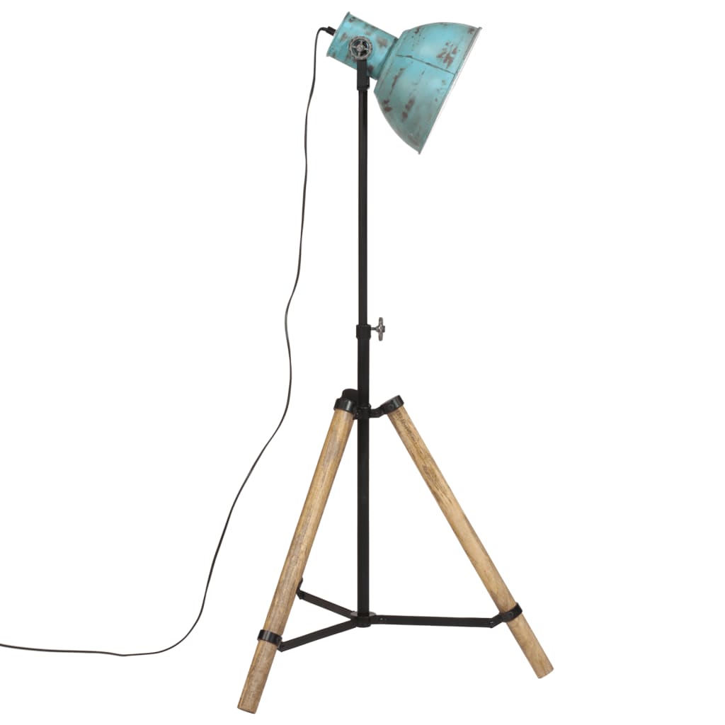 Φωτιστικό Δαπέδου 25 W Αντικέ Μπλε 75x75x90-150 εκ. Ε27