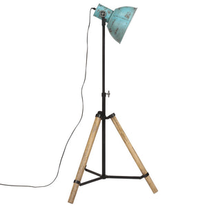 Φωτιστικό Δαπέδου 25 W Αντικέ Μπλε 75x75x90-150 εκ. Ε27