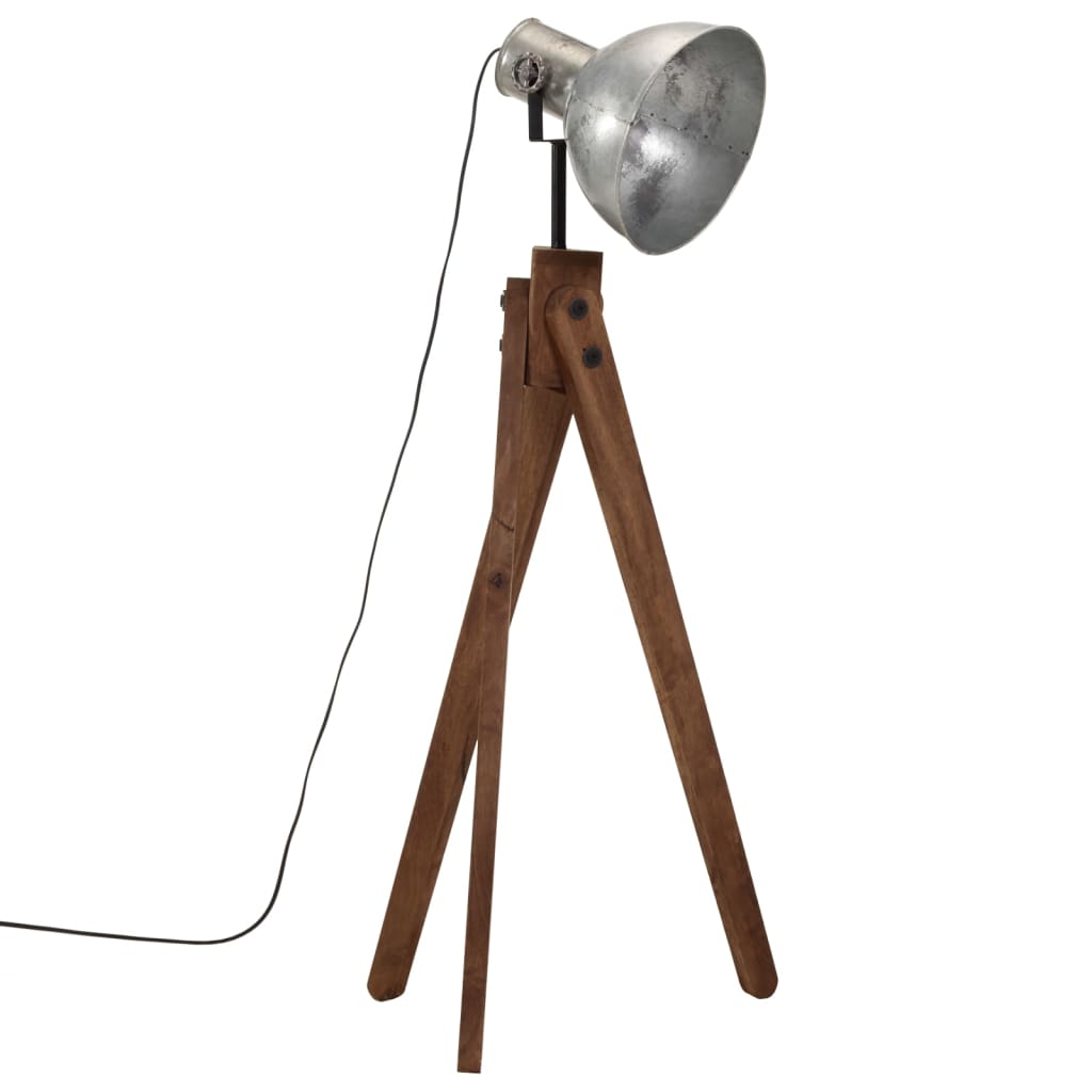 Φωτιστικό Δαπέδου 25 W Vintage Ασημί 45x45x120 εκ. Ε27 - Pakobazaar