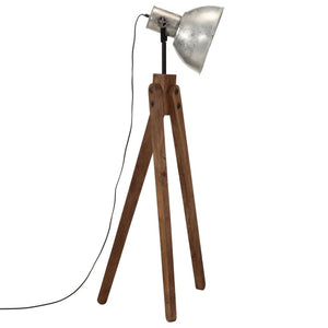 Φωτιστικό Δαπέδου 25 W Vintage Ασημί 45x45x120 εκ. Ε27 - Pakobazaar