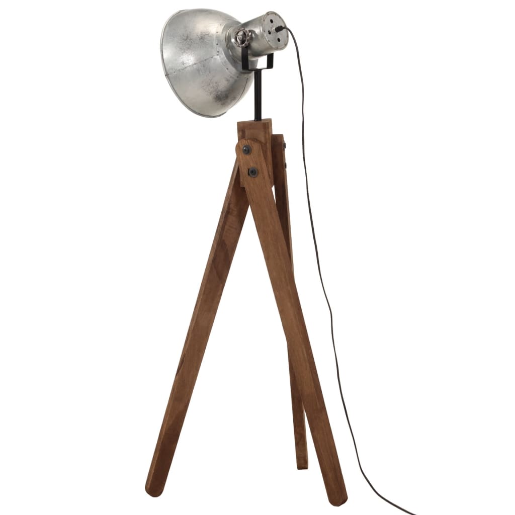 Φωτιστικό Δαπέδου 25 W Vintage Ασημί 45x45x120 εκ. Ε27 - Pakobazaar