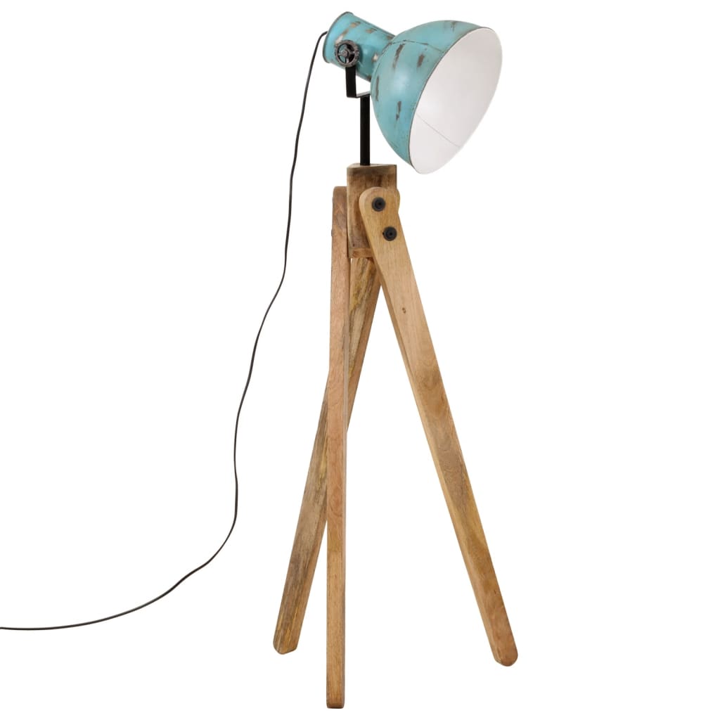 Φωτιστικό Δαπέδου 25 W Αντικέ Μπλε 45x45x120 εκ. Ε27 - Pakobazaar