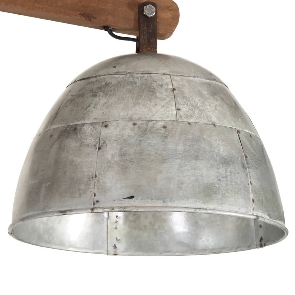 Φωτιστικό Οροφής 25 W Vintage Ασημί 105x30x65-108 εκ. Ε27