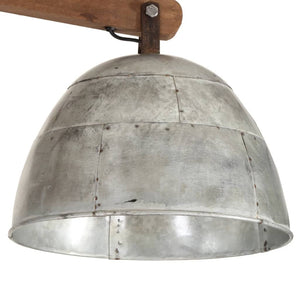 Φωτιστικό Οροφής 25 W Vintage Ασημί 105x30x65-108 εκ. Ε27