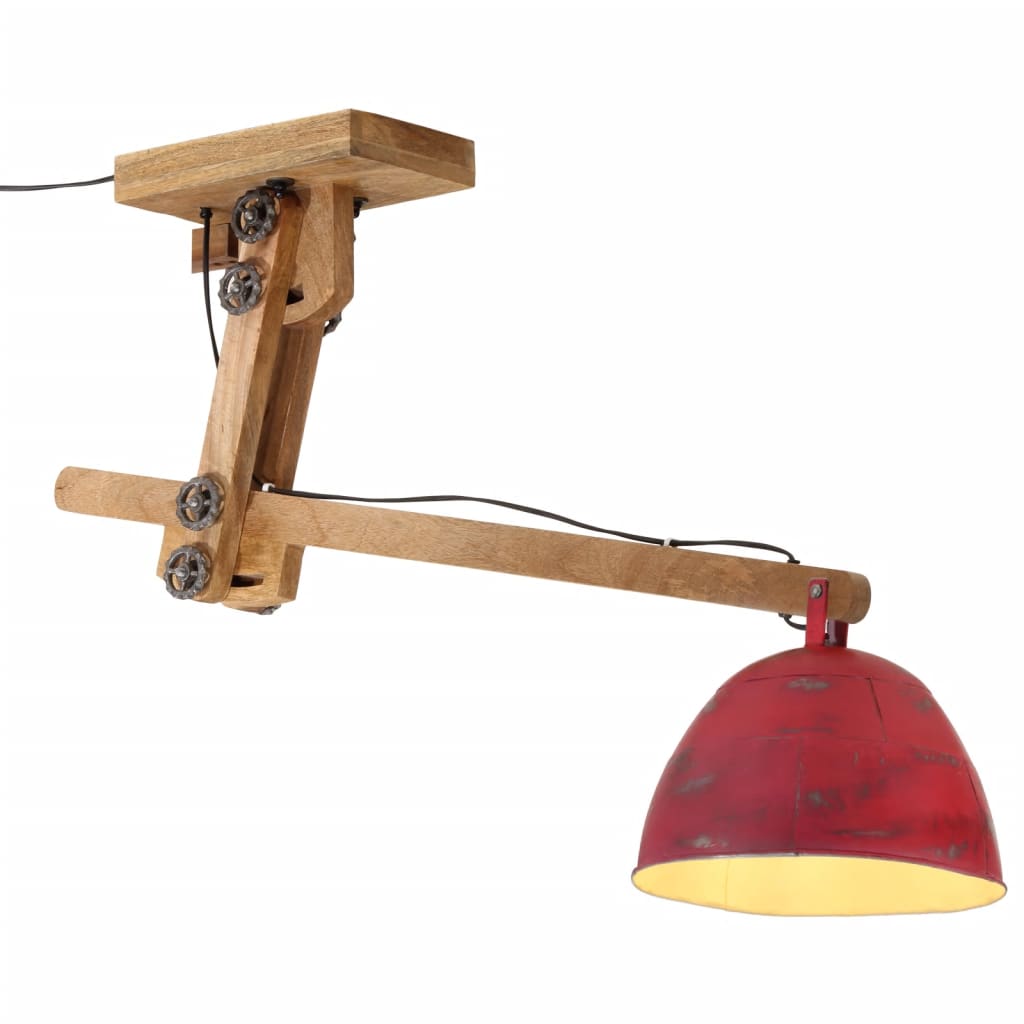 Φωτιστικό Οροφής 25 W Αντικέ Κόκκινο 105x30x65-108 εκ. Ε27