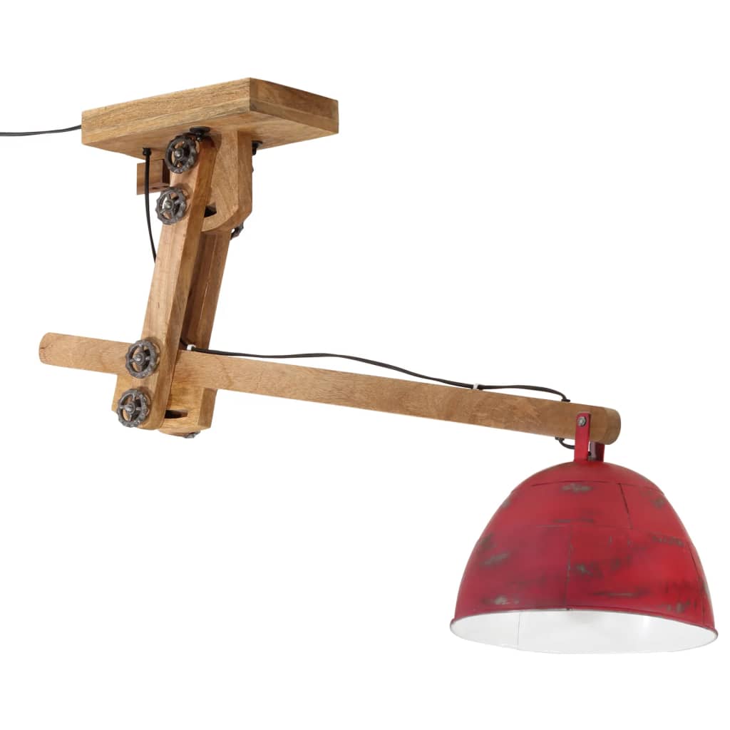 Φωτιστικό Οροφής 25 W Αντικέ Κόκκινο 105x30x65-108 εκ. Ε27