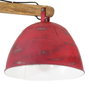 Φωτιστικό Οροφής 25 W Αντικέ Κόκκινο 105x30x65-108 εκ. Ε27