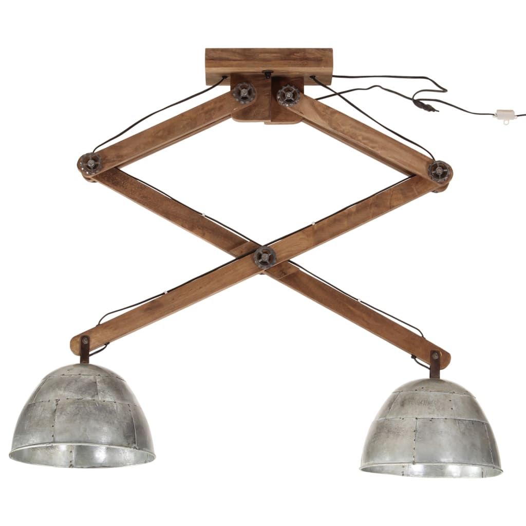 Φωτιστικό Οροφής 25 W Vintage Ασημί 29x18x85 εκ. Ε27 - Pakobazaar