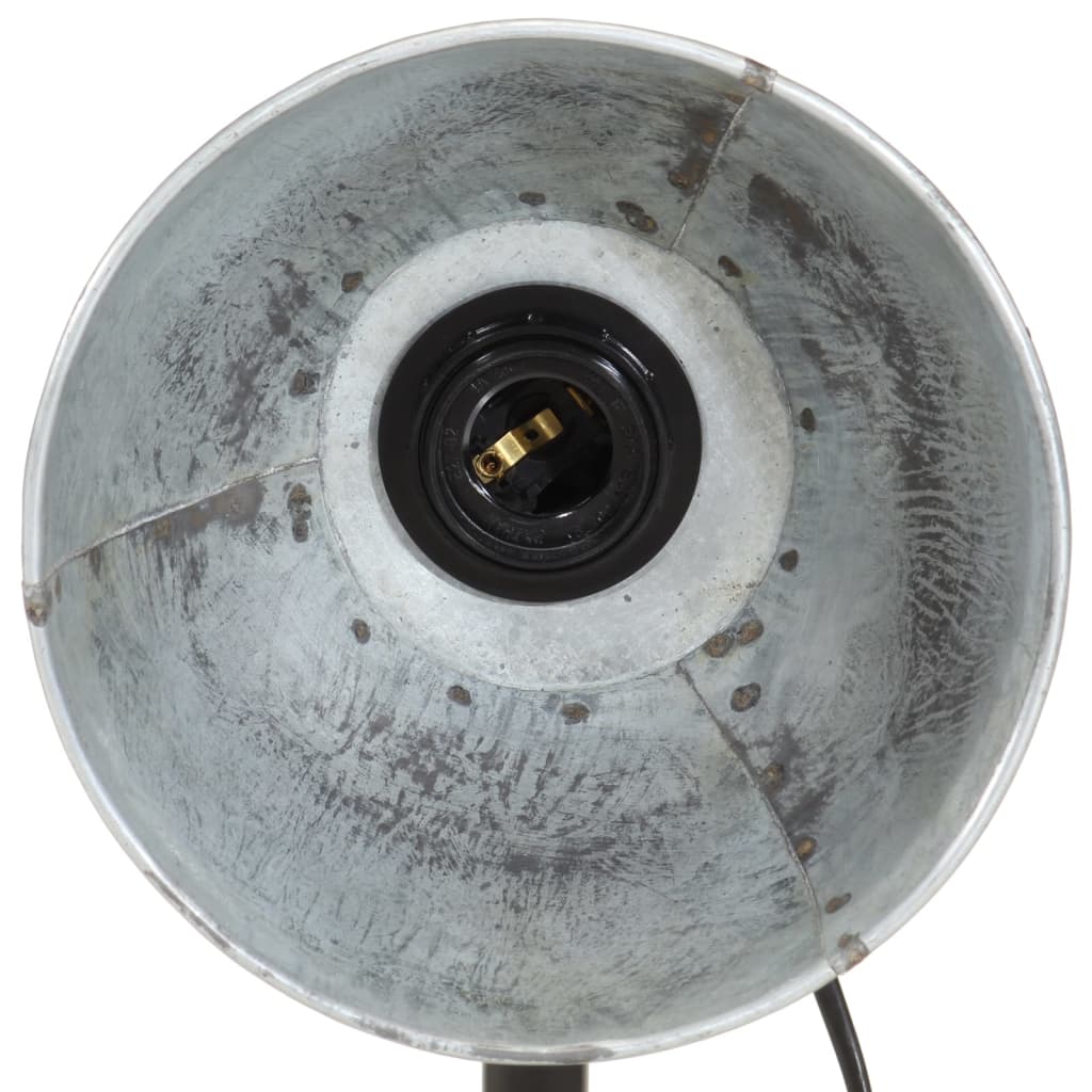 Φωτιστικό Γραφείου 25 W Vintage Ασημί 18x18x60 εκ. Ε27