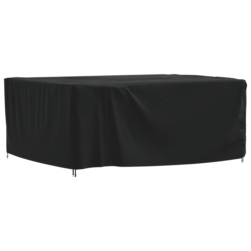 Κάλυμμα Επίπλων Κήπου Μαύρο 242x182x100 εκ. 420D Ύφασμα Oxford