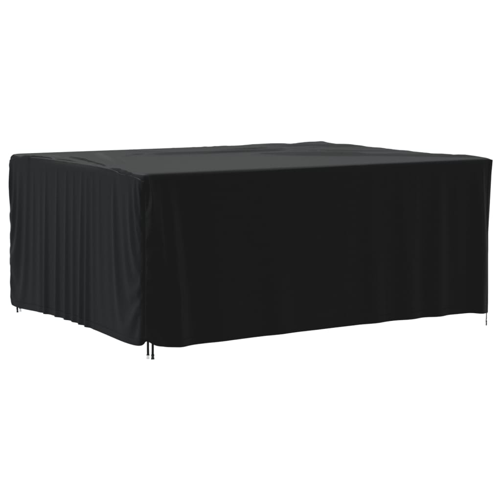 Κάλυμμα Επίπλων Κήπου Μαύρο 242x182x100 εκ. 420D Ύφασμα Oxford
