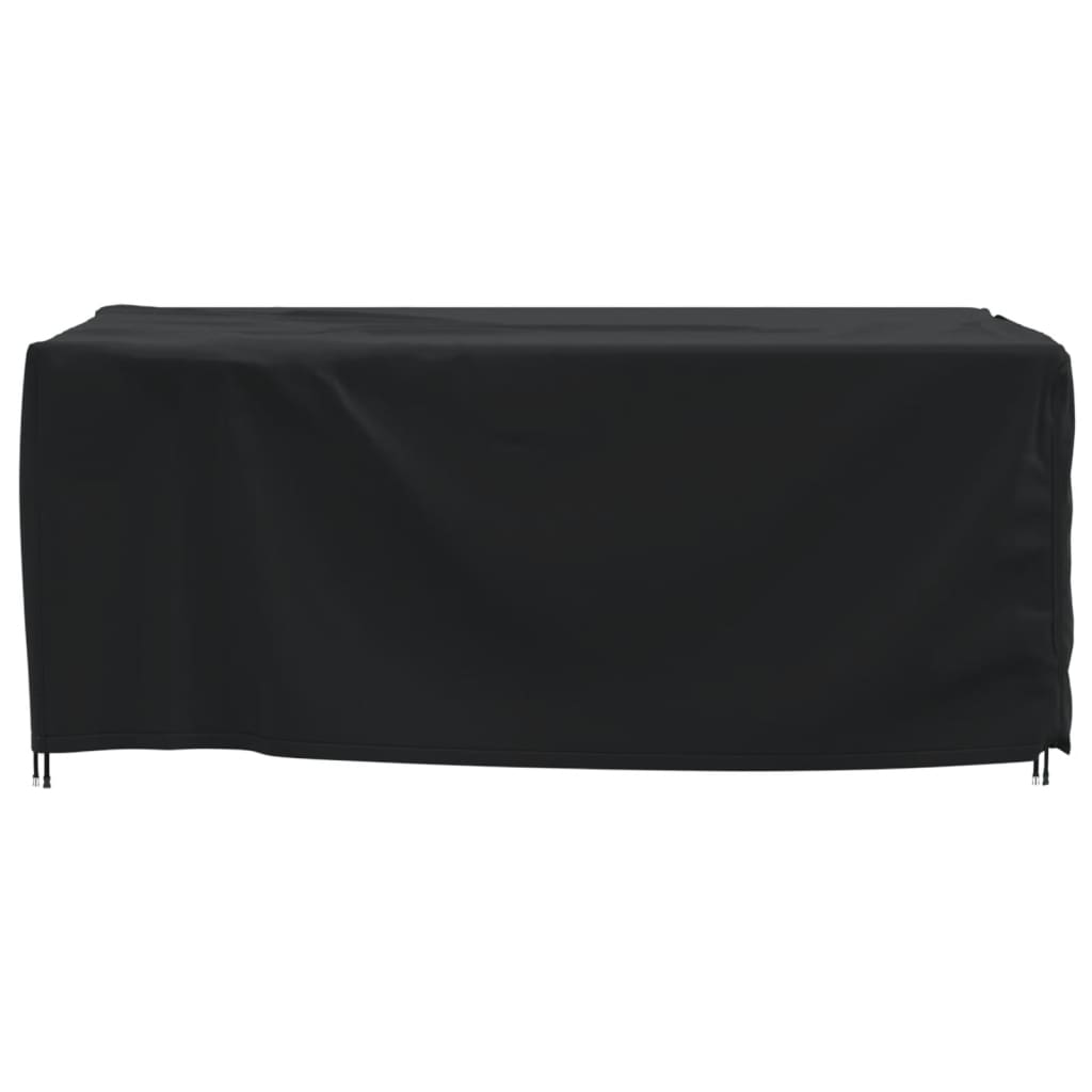 Κάλυμμα Επίπλων Κήπου Μαύρο 242x182x100 εκ. 420D Ύφασμα Oxford