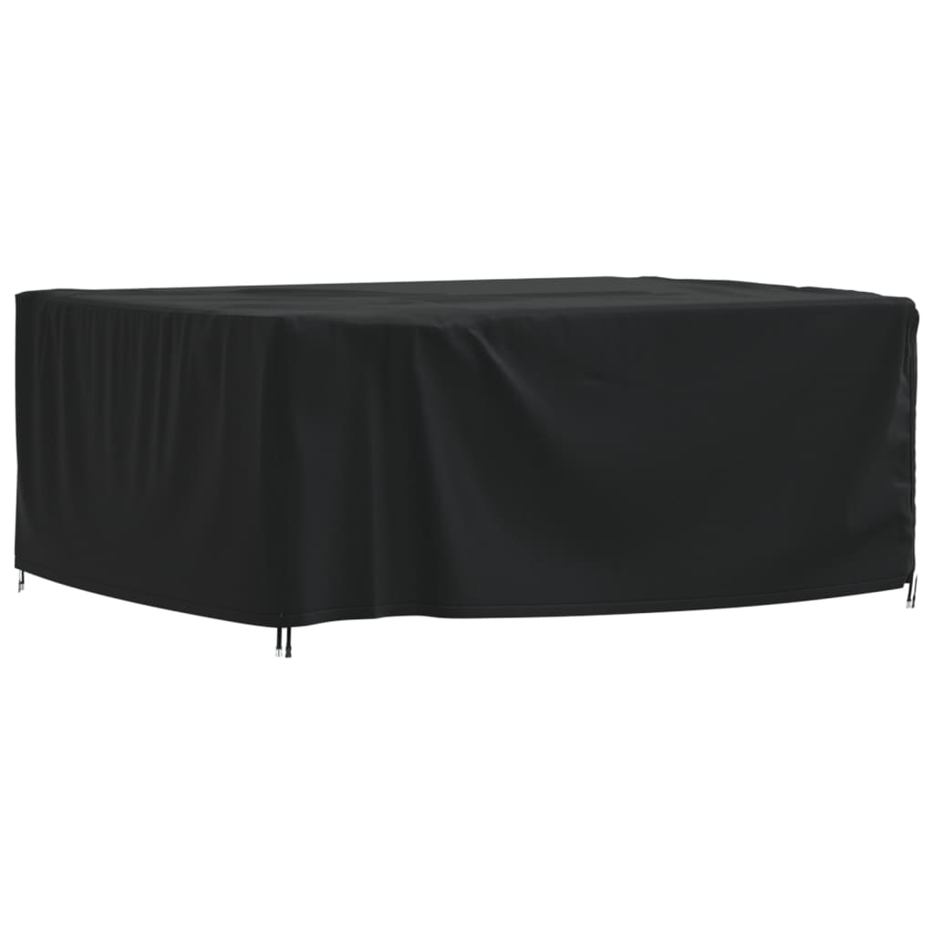 Κάλυμμα Επίπλων Κήπου Μαύρο 200x165x80 εκ. 420D Ύφασμα Oxford - Pakobazaar
