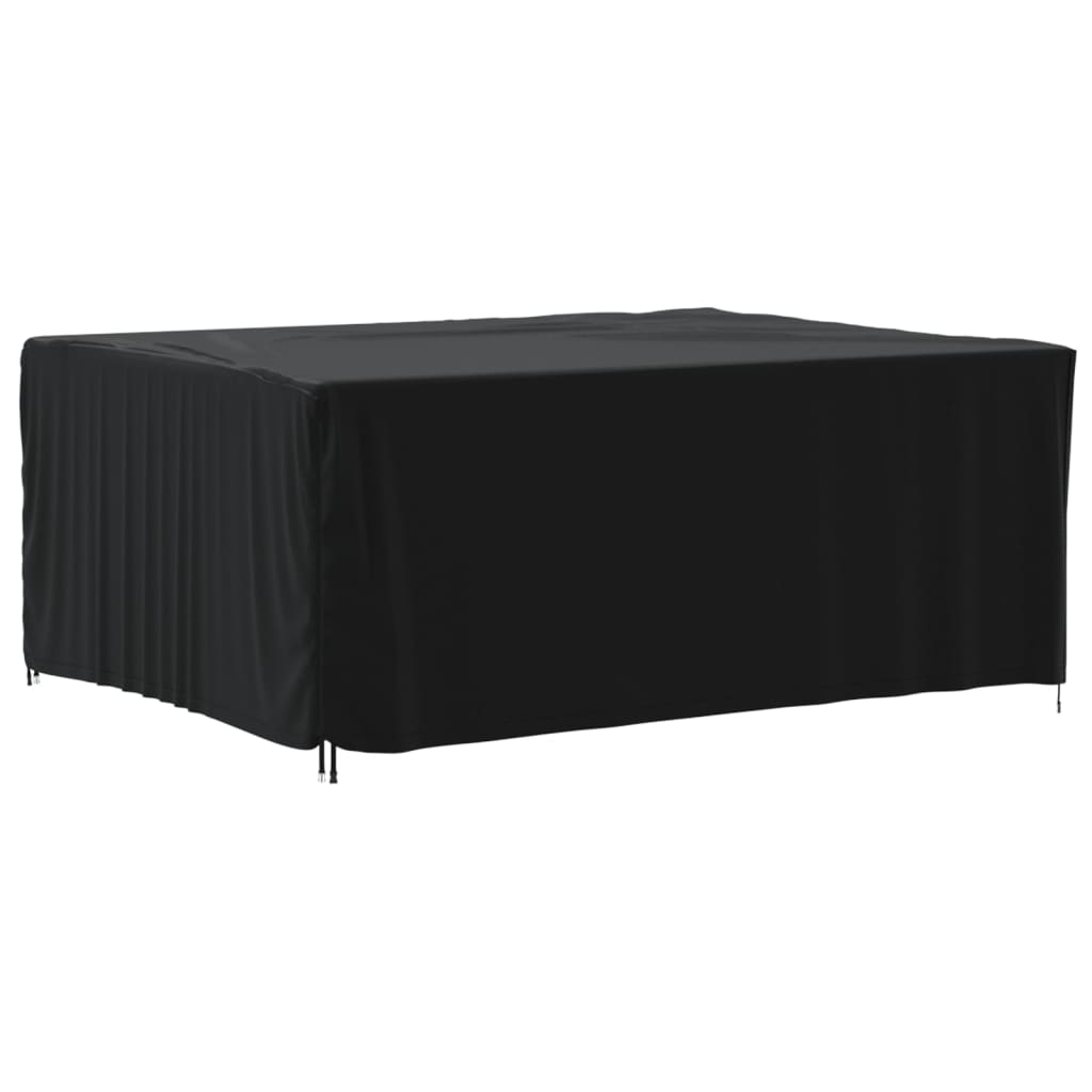 Κάλυμμα Επίπλων Κήπου Μαύρο 200x165x80 εκ. 420D Ύφασμα Oxford - Pakobazaar