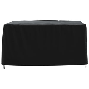 Κάλυμμα Επίπλων Κήπου Μαύρο 200x165x80 εκ. 420D Ύφασμα Oxford - Pakobazaar