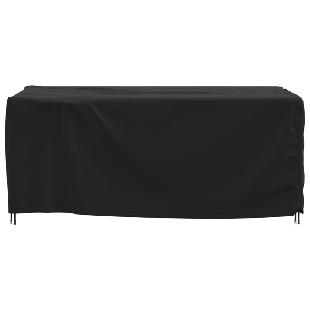 Κάλυμμα Επίπλων Κήπου Μαύρο 200x165x80 εκ. 420D Ύφασμα Oxford - Pakobazaar