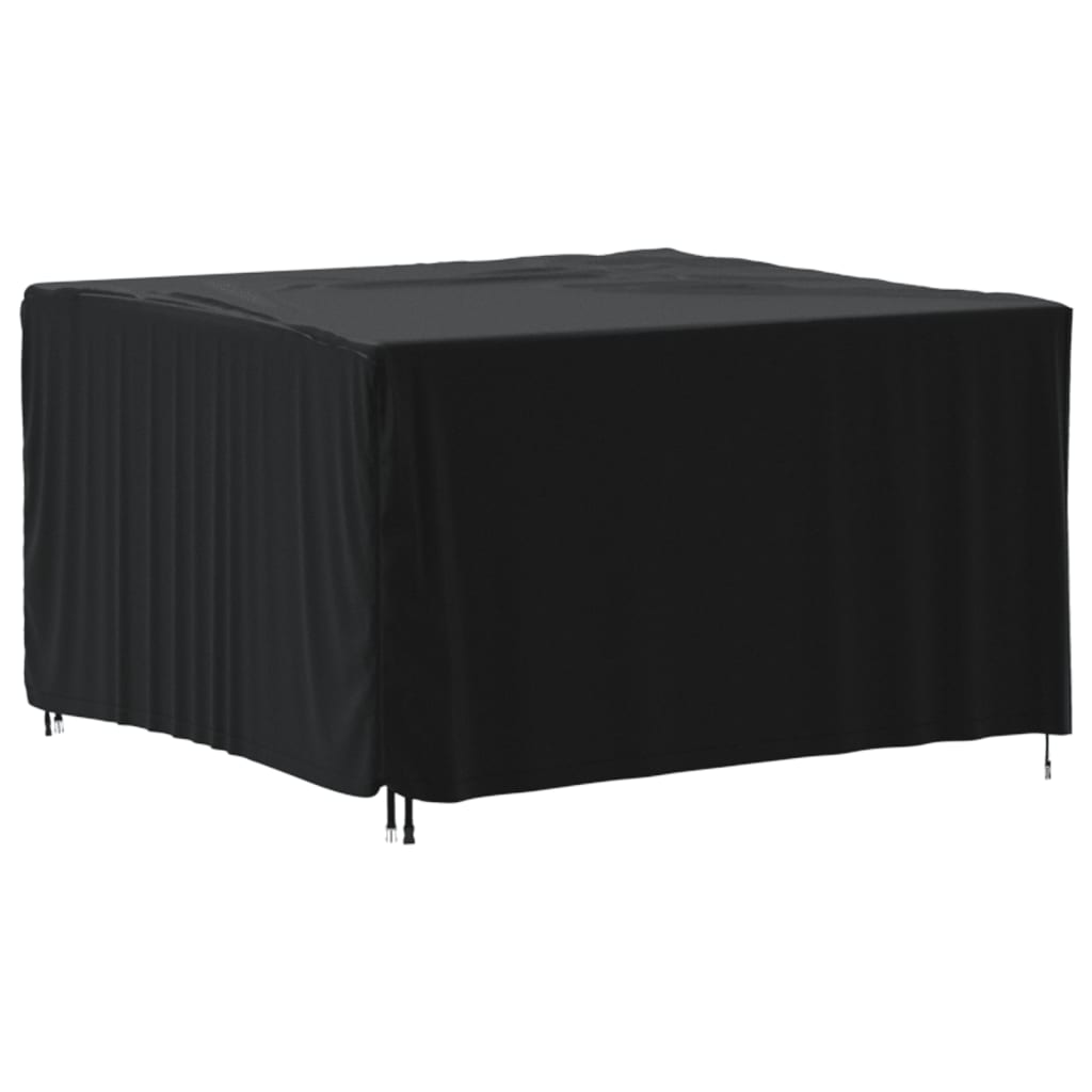 Κάλυμμα Επίπλων Κήπου Μαύρο 125x125x74 εκ. 420D Ύφασμα Oxford
