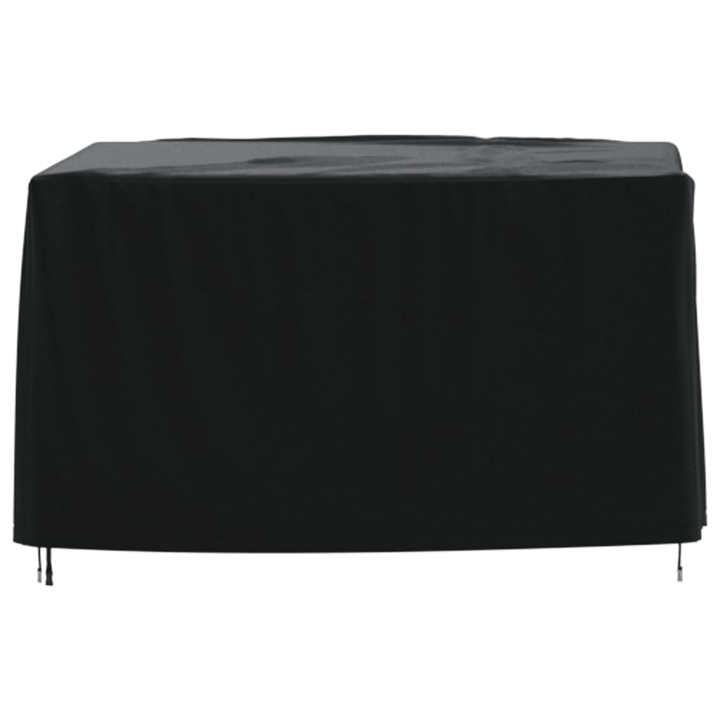 Κάλυμμα Επίπλων Κήπου Μαύρο 125x125x74 εκ. 420D Ύφασμα Oxford