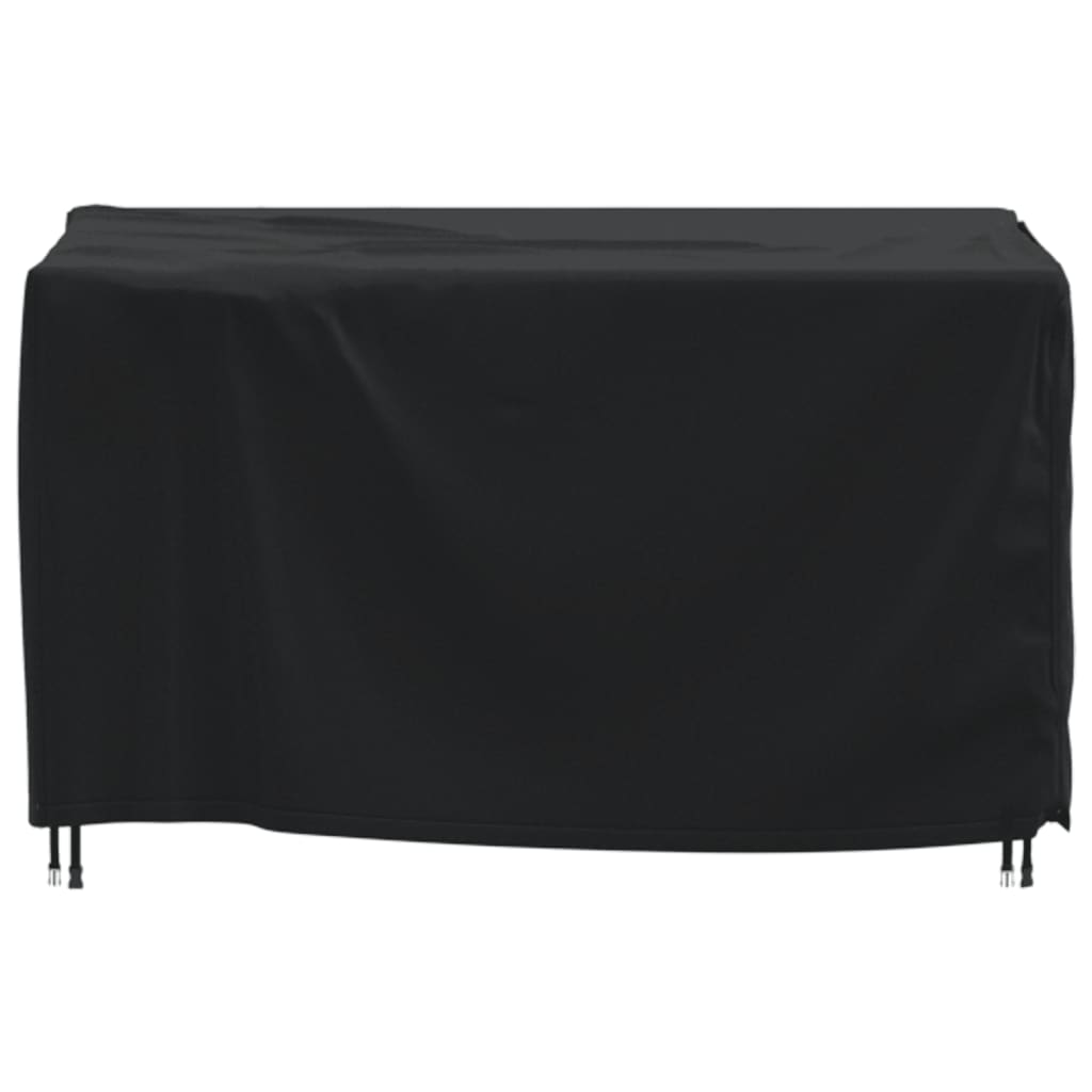 Κάλυμμα Επίπλων Κήπου Μαύρο 125x125x74 εκ. 420D Ύφασμα Oxford
