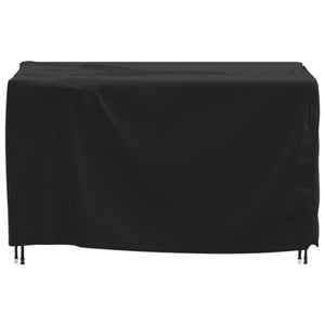 Κάλυμμα Επίπλων Κήπου Μαύρο 125x125x74 εκ. 420D Ύφασμα Oxford