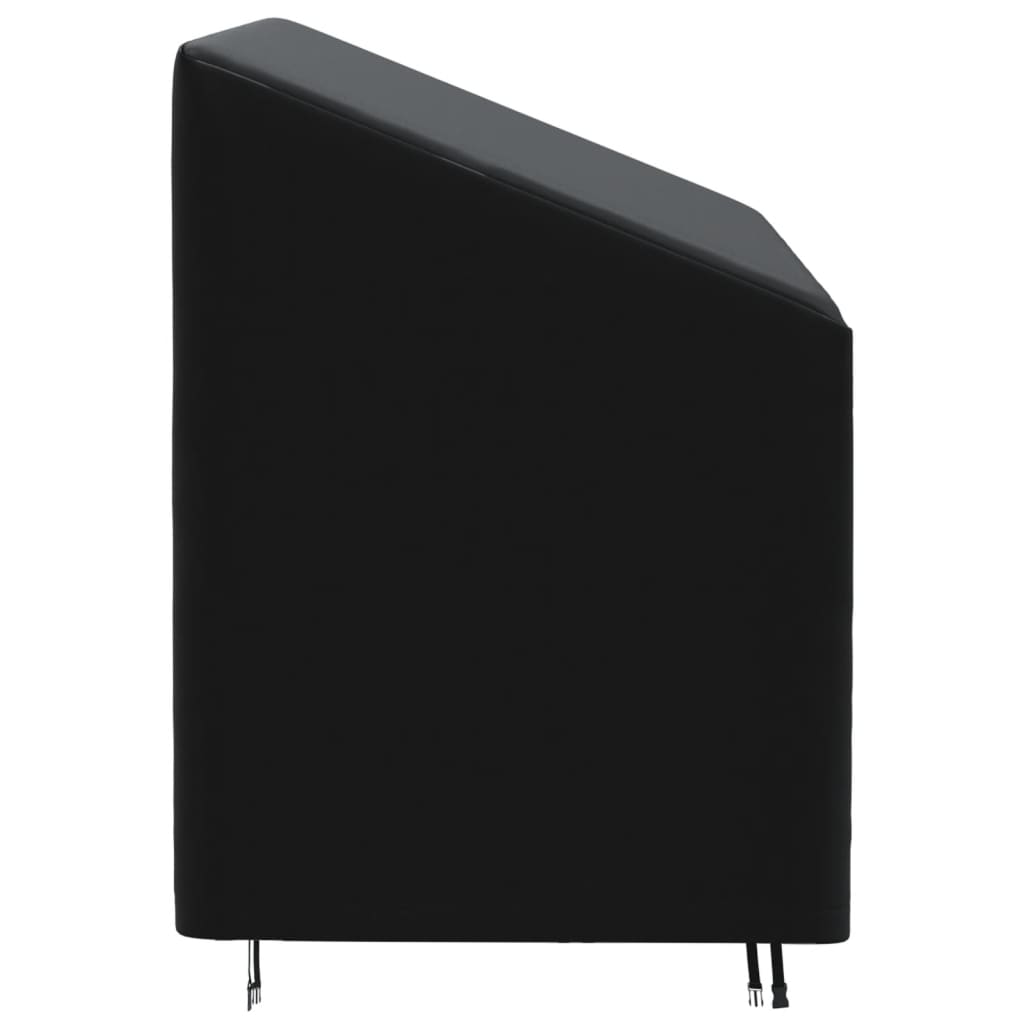Κάλυμμα Τριθέσιου Πάγκου Μαύρο 165x70x65/94εκ Ύφ. Oxford 420D