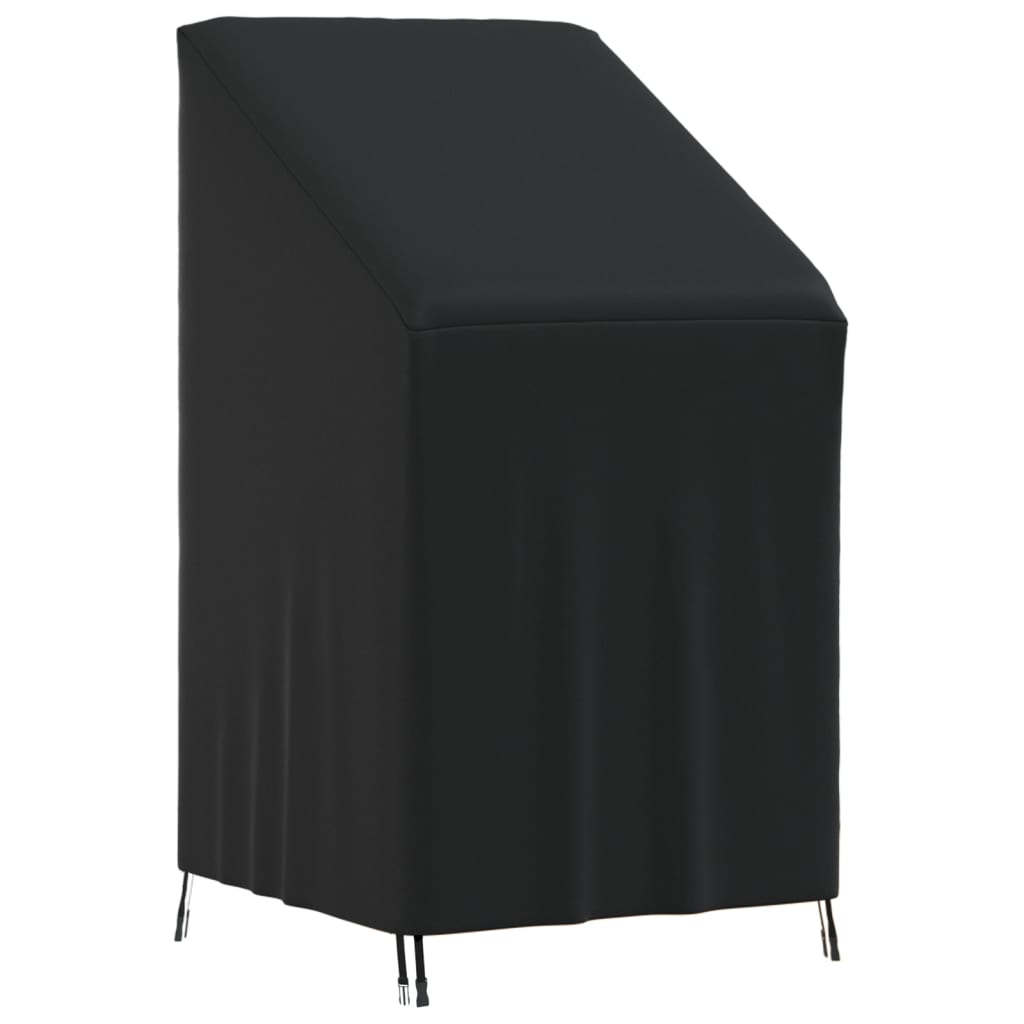 Κάλυμμα Καρέκλας Κήπου Μαύρο 70x70x85/125 εκ. 420D Ύφ. Oxford