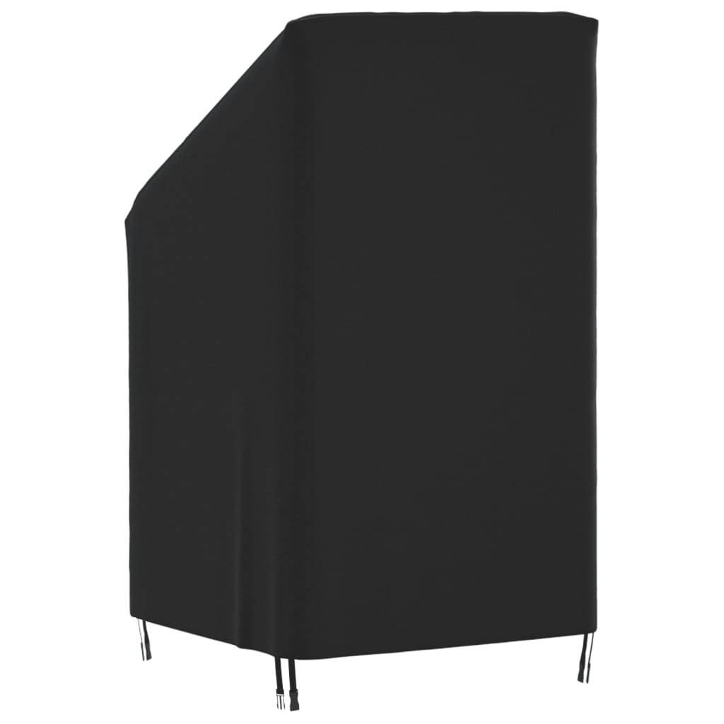 Κάλυμμα Καρέκλας Κήπου Μαύρο 70x70x85/125 εκ. 420D Ύφ. Oxford