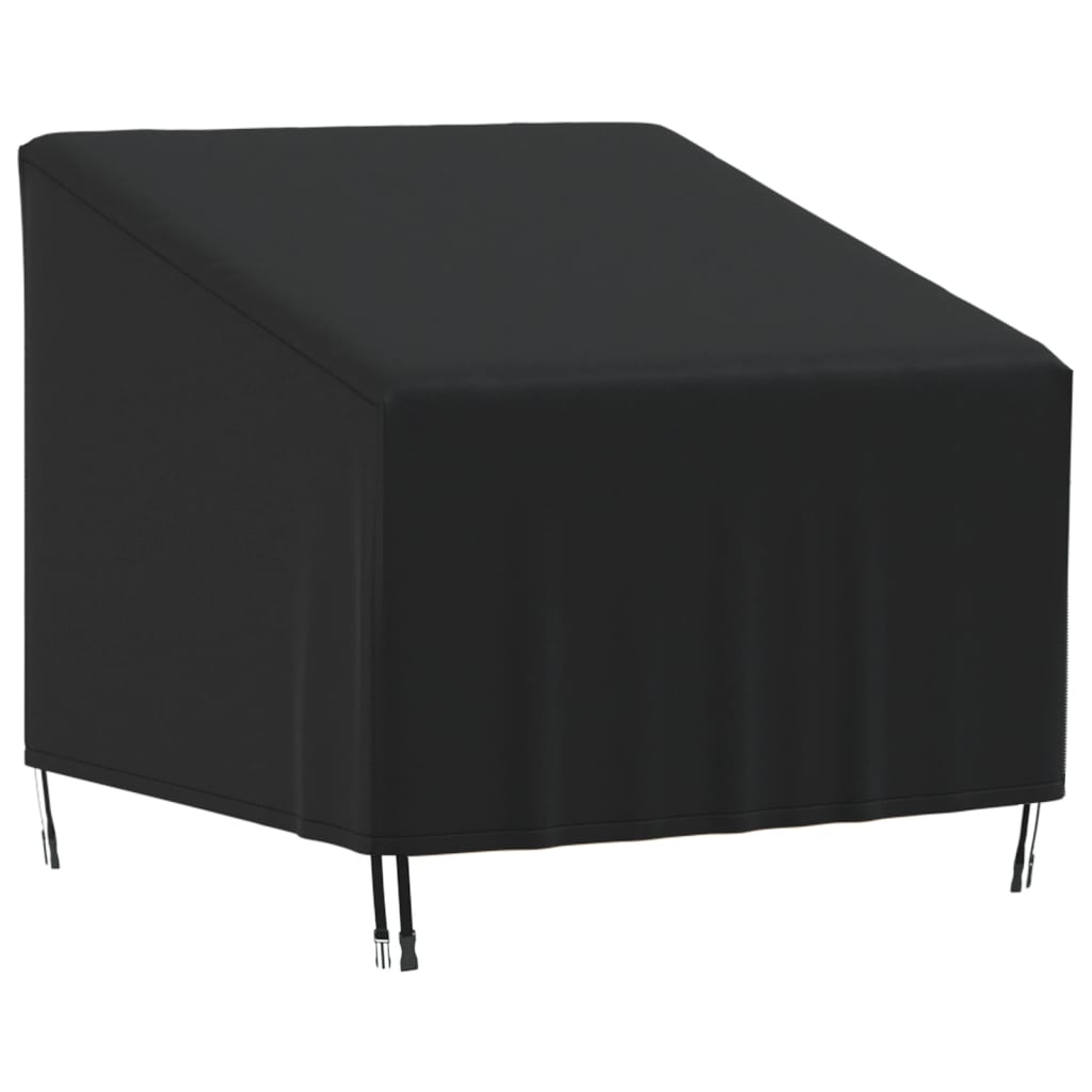 Κάλυμμα Καρέκλας Κήπου Μαύρο 90x90x50/75 εκ. 420D Ύφ. Oxford