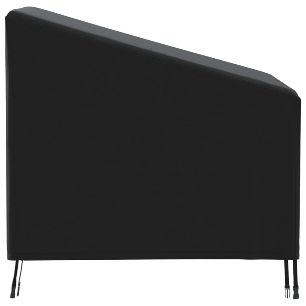 Κάλυμμα Καρέκλας Κήπου Μαύρο 90x90x50/75 εκ. 420D Ύφ. Oxford