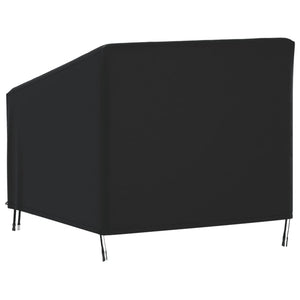 Κάλυμμα Καρέκλας Κήπου Μαύρο 90x90x50/75 εκ. 420D Ύφ. Oxford