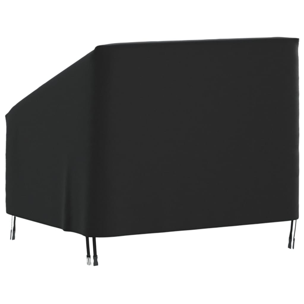 Κάλυμμα Καρέκλας Κήπου Μαύρο 96x79x49/74 εκ. 420D Ύφ. Oxford